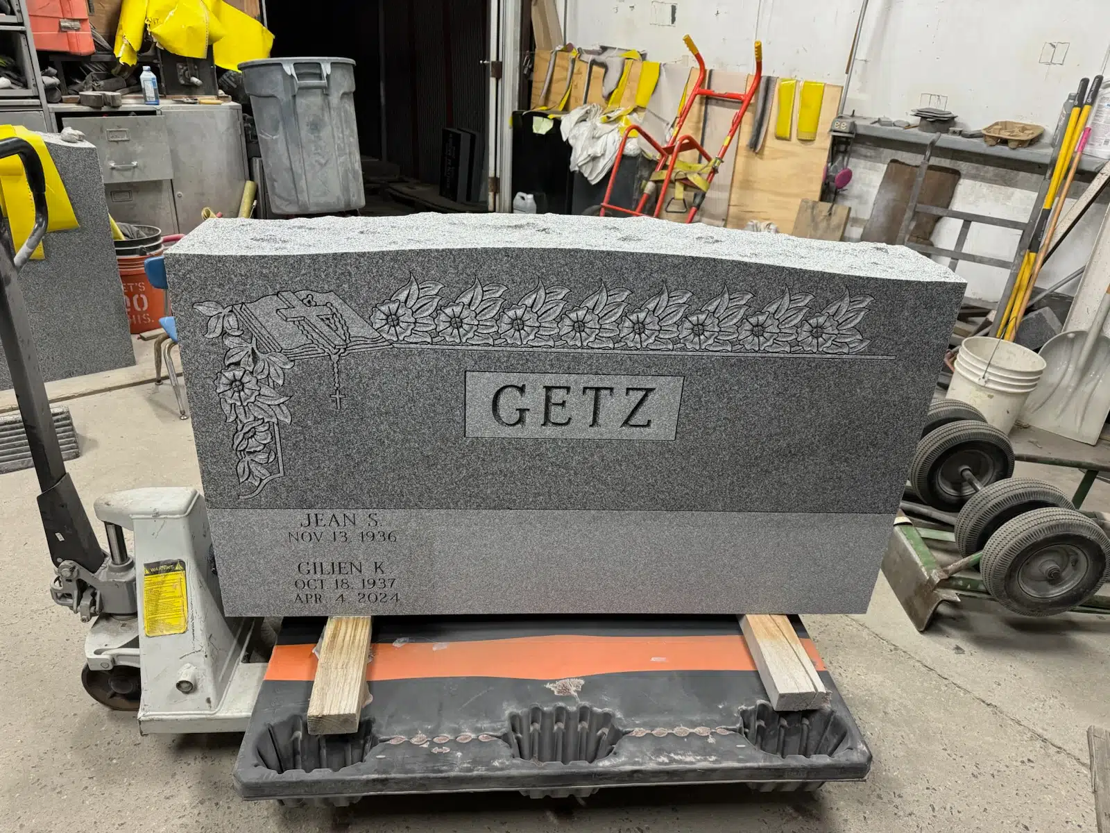 Granite Headstone Pricing hand-carved by Headstone Price Guide in NJ — image 5