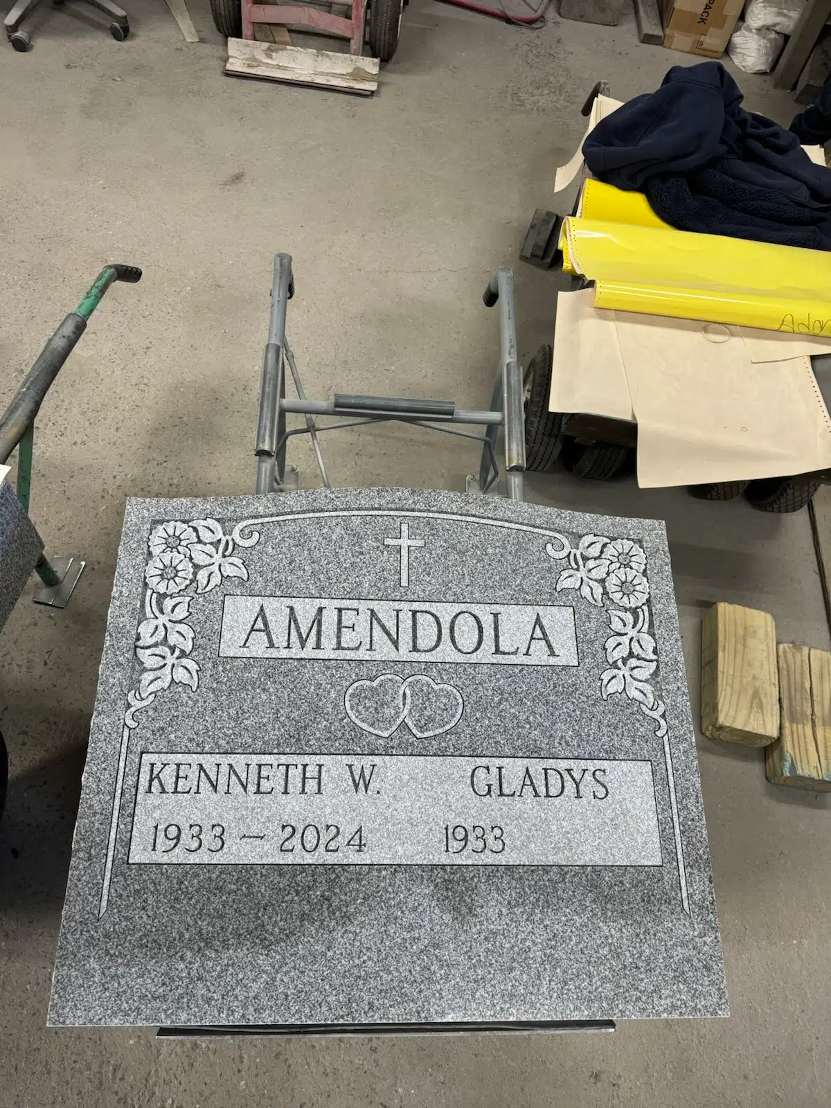 Granite Headstone Pricing hand-carved by Headstone Price Guide in NJ — image 2